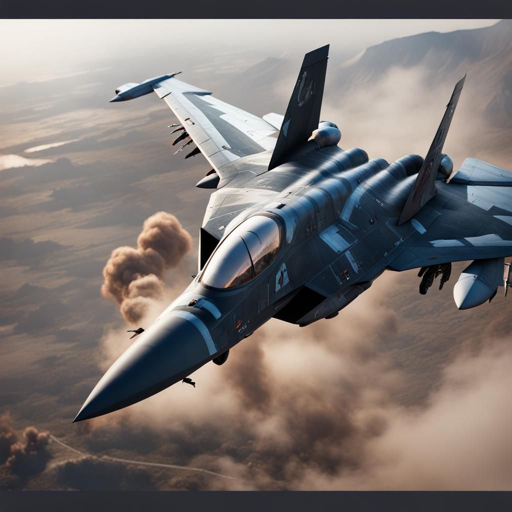 Fighter jet - AI Generated Artwork - NightCafe Creator