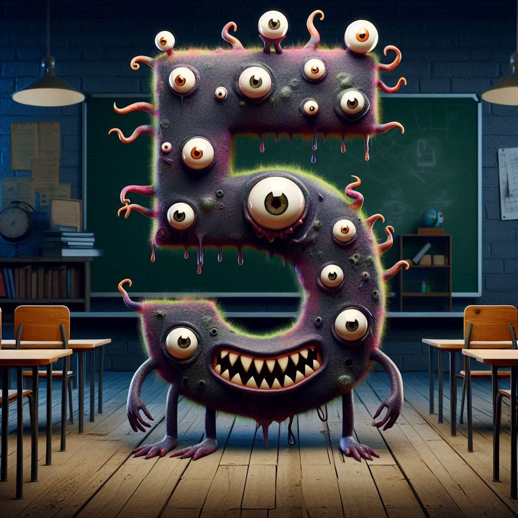 Math Monster… scary!! 😱