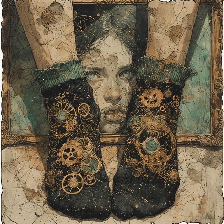 Steampunk socks
