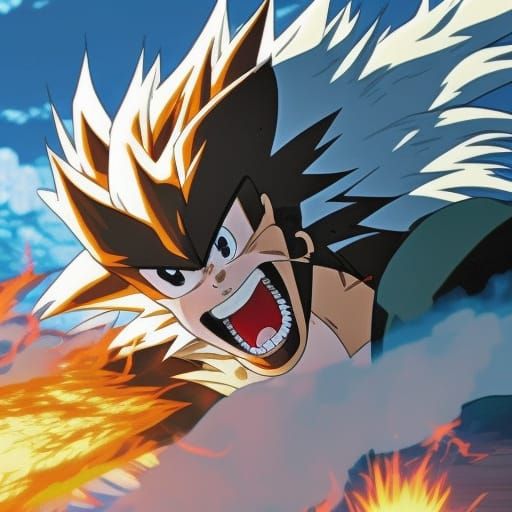 goku in my hero academia, Stable Diffusion