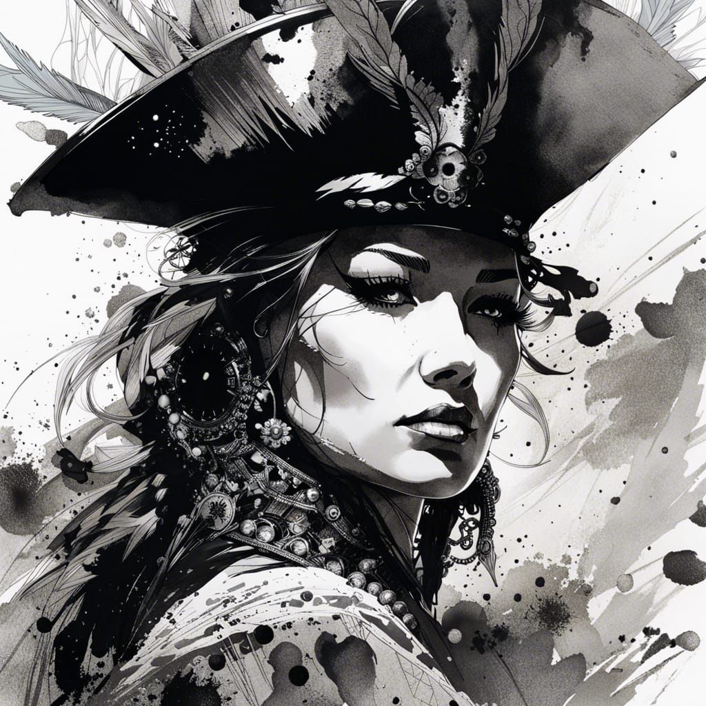 The Pirate Queen  by @Riangwalee