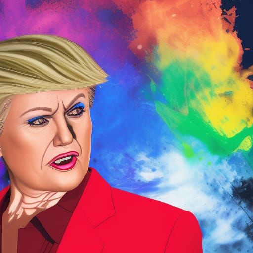 Lesbian Donald Trump