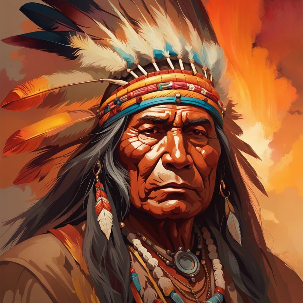 Old Native American AI Generated Artwork NightCafe Creator old-native-american-ai-generated-artwork-nightcafe-creator