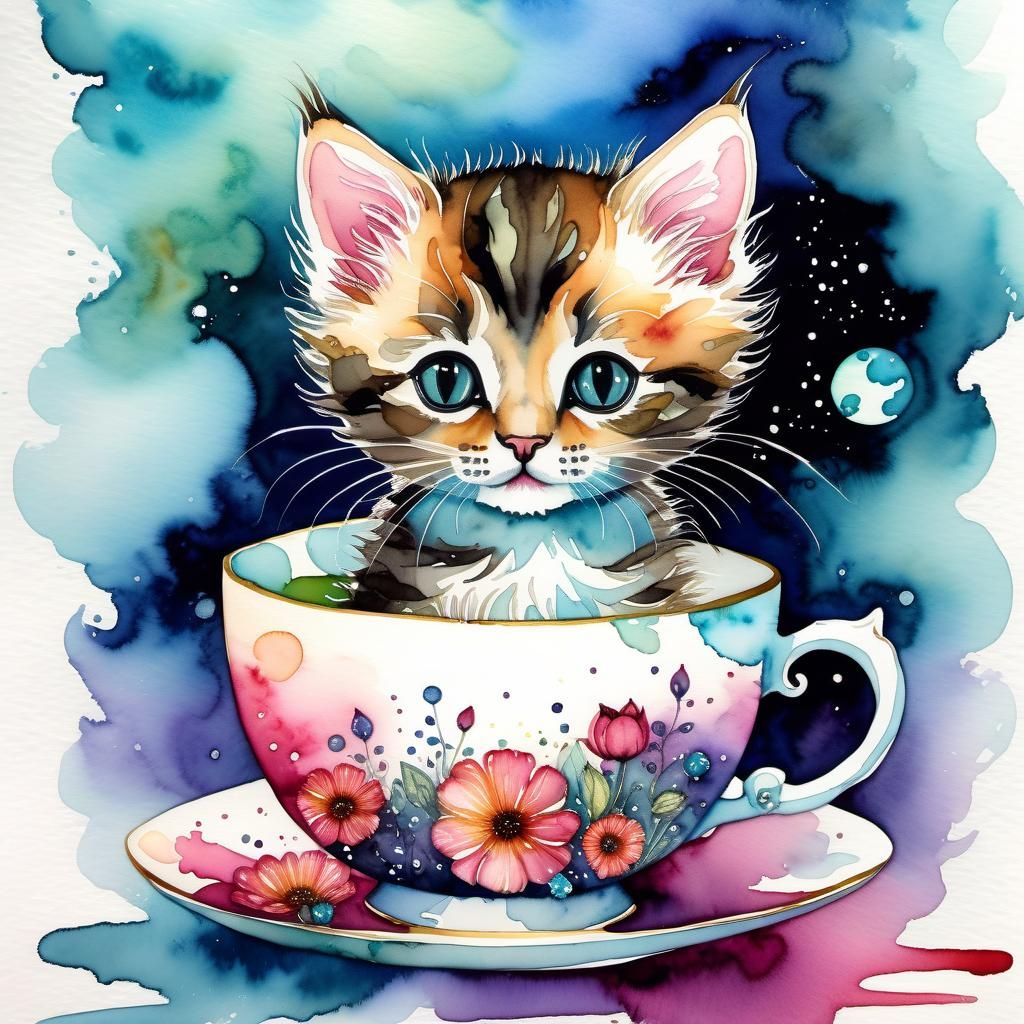 Who Doesn't Love a Kitty in a Teacup?