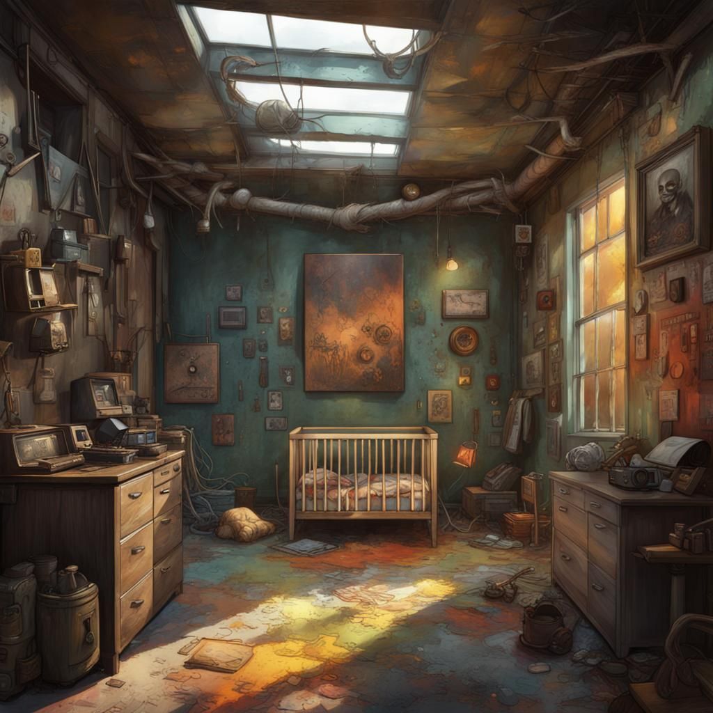 Post apocalyptic nursery   by @undefined