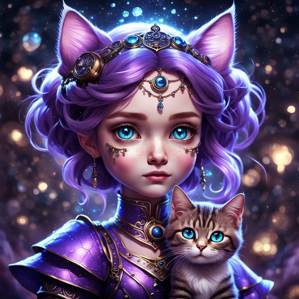 Purple Princess Ai Generated Artwork Nightcafe Creator 5476