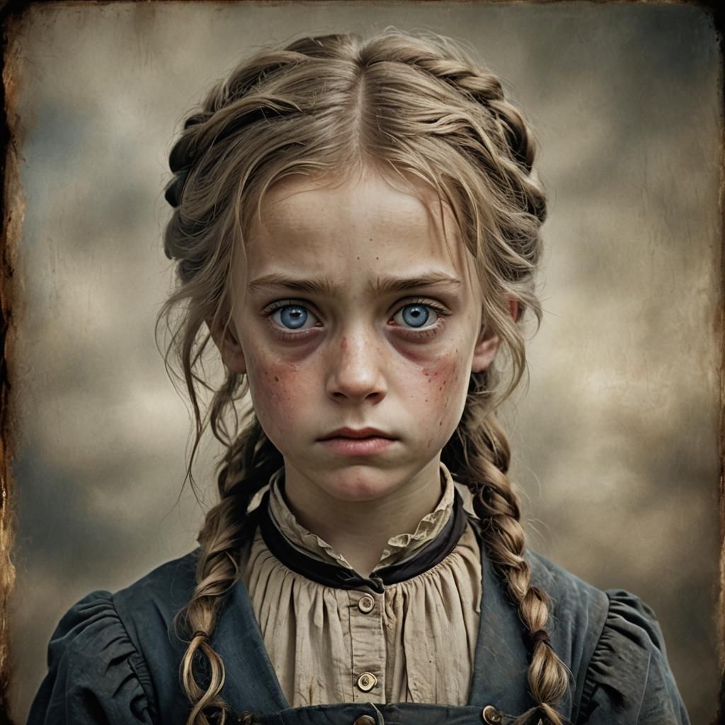 Cosette From Les Miserables AI Generated Artwork NightCafe Creator