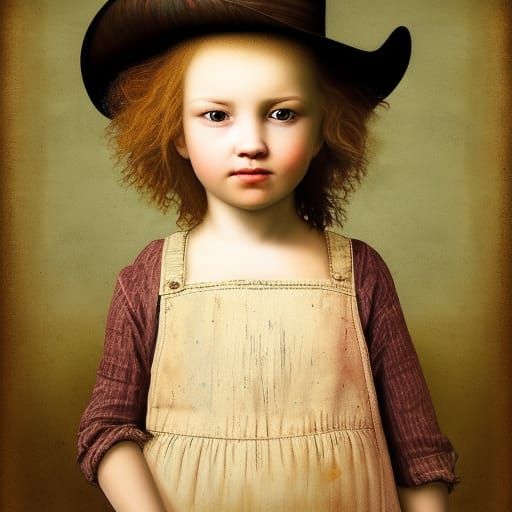 skinny country girl, 1 year old, 17th century, by Rembrandt ...