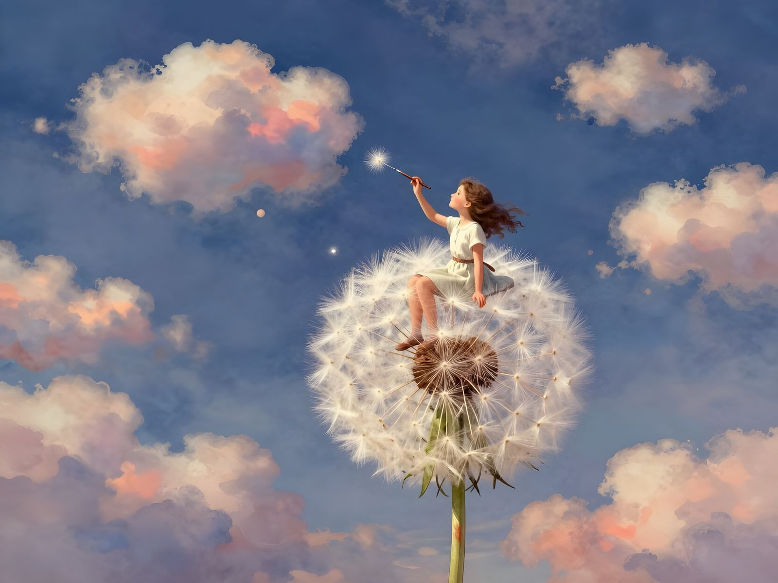 Painting the sky  by @The-Philou