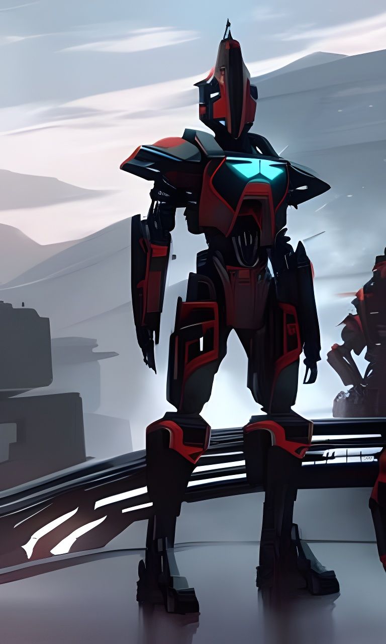 Cardinal of the Steel Heart  by @Space Chimp