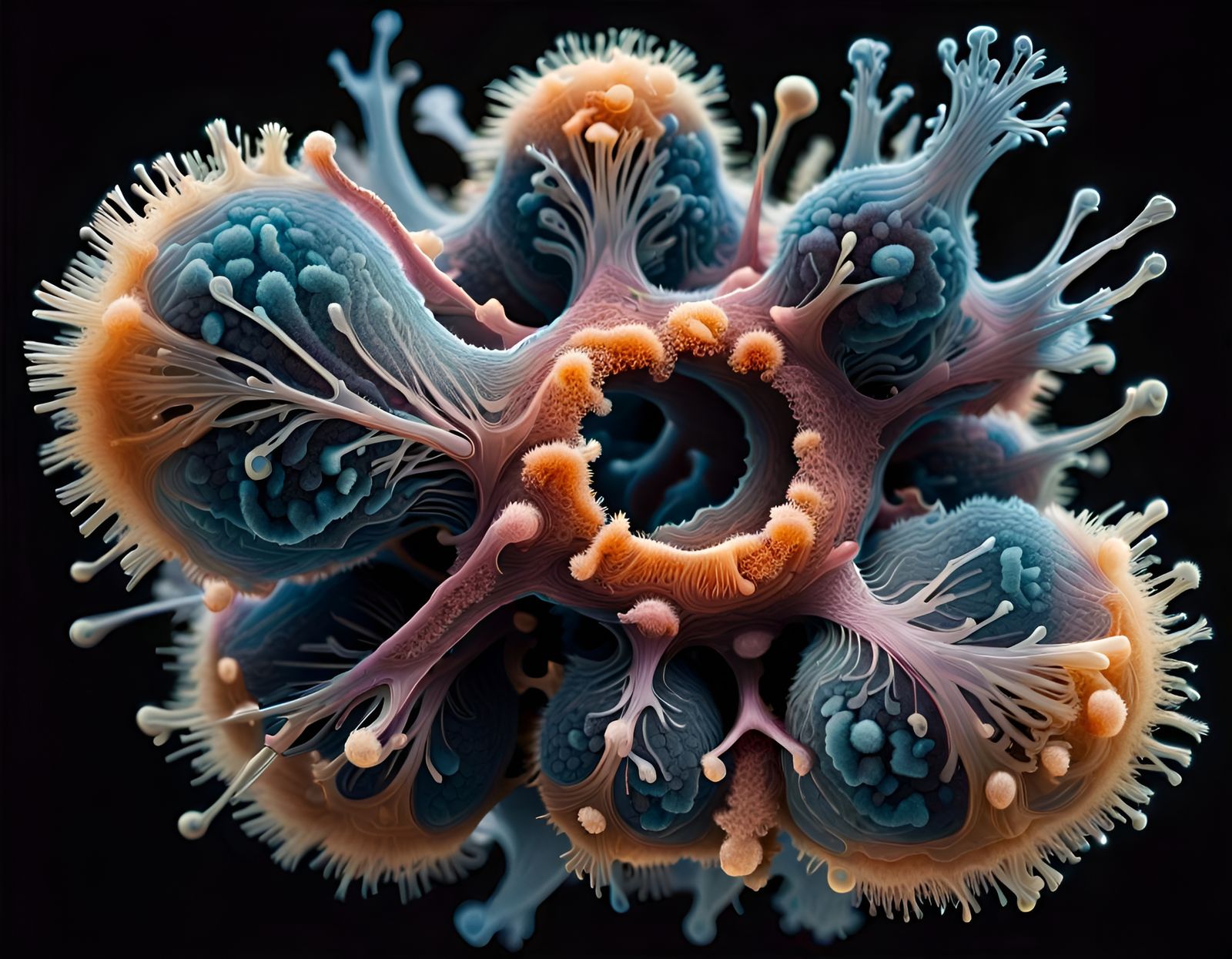 Magnified Parasitic Amoeba   by @Sharonjoy