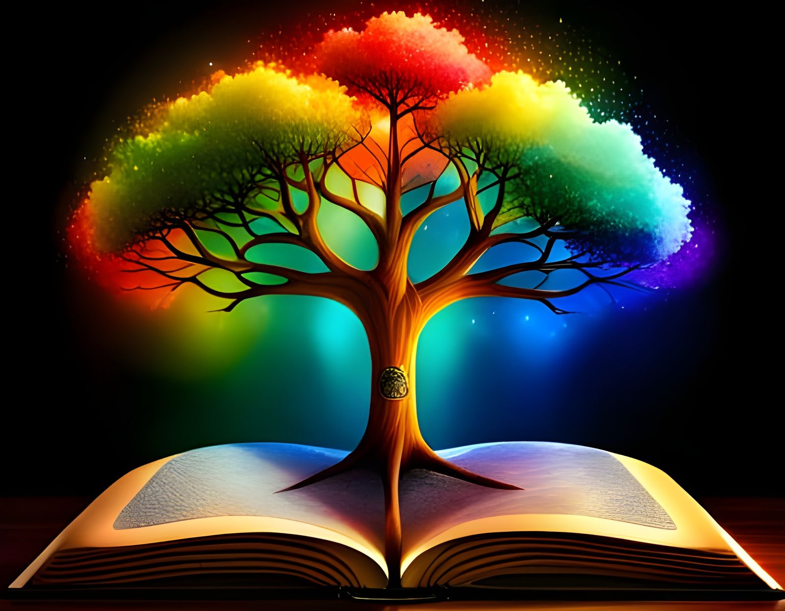 Tree of life to light the way! 🌈  by @Sharonjoy