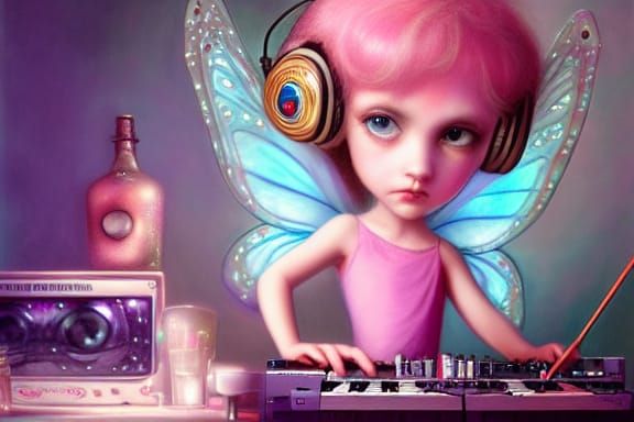 Fairy as DJ