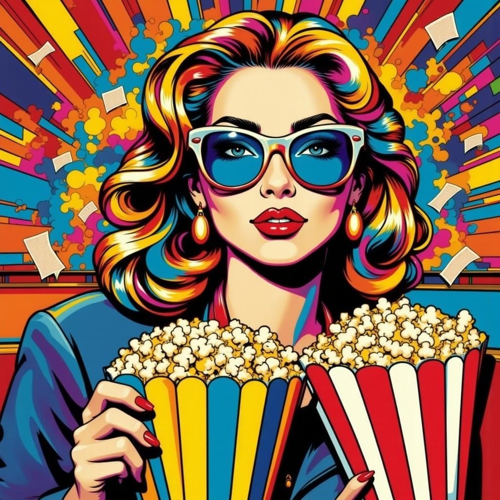 <lora:Pop Art Flux:1.0>  