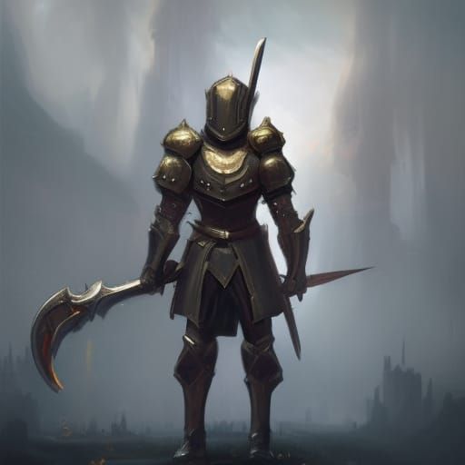 Time Knight - Ai Generated Artwork - Nightcafe Creator