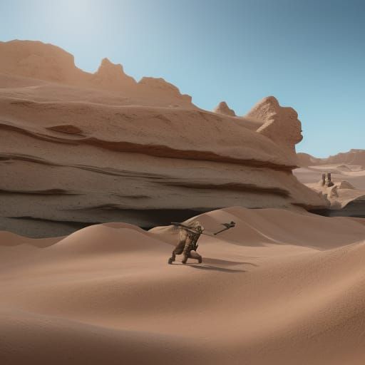Sinkhole in the desert