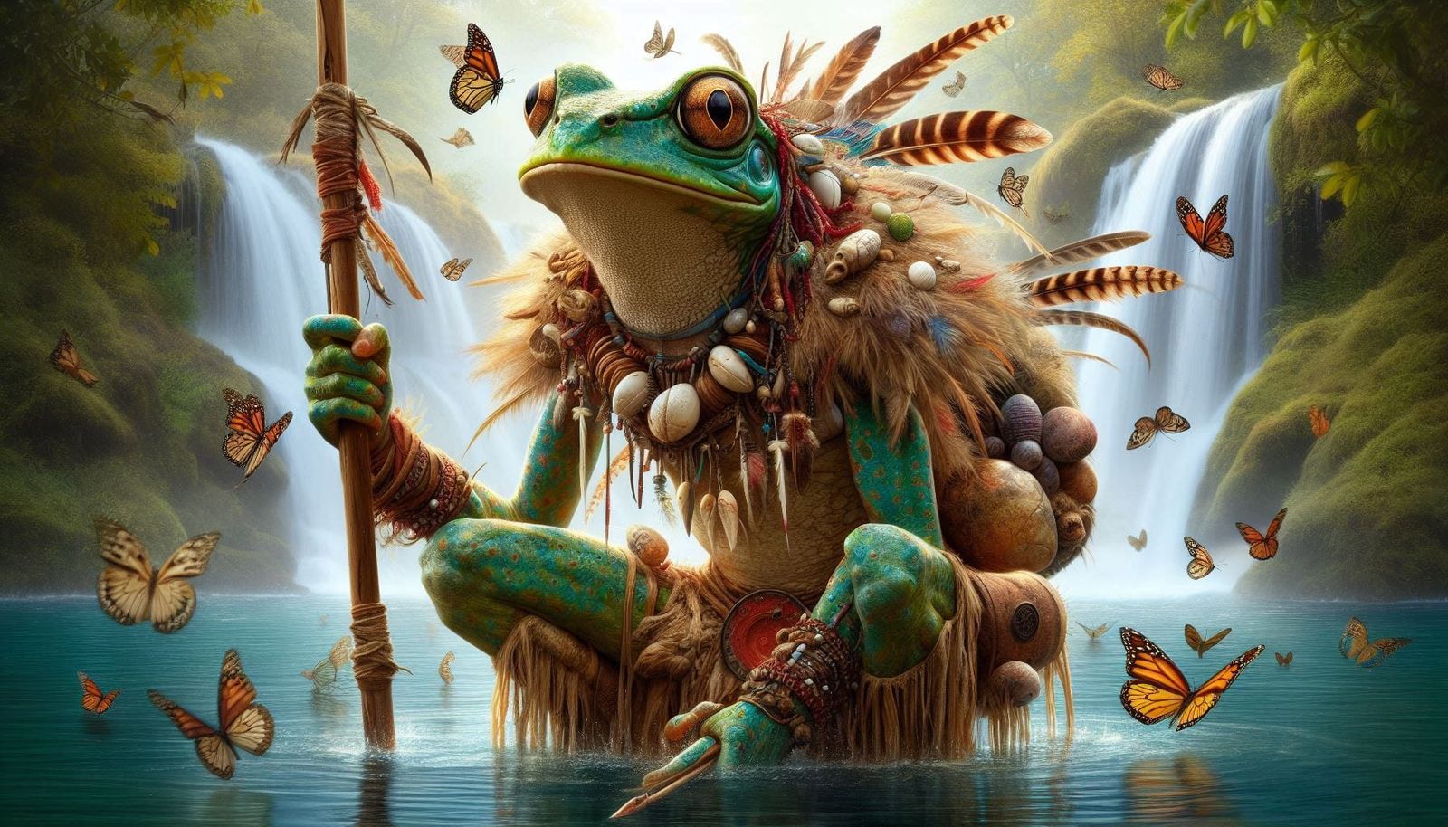 Frogfolk Fisherman
