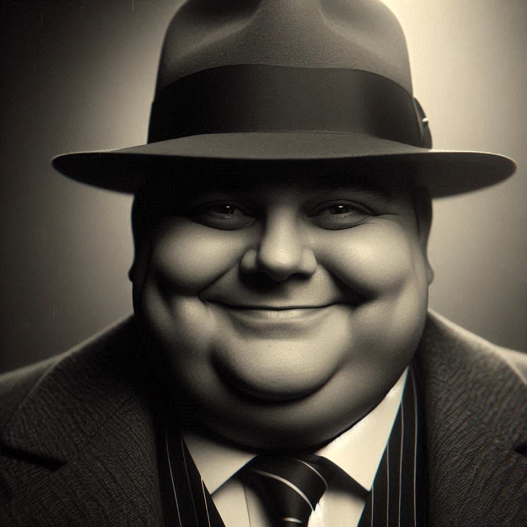 Call of Cthulhu RPG characters, the chubby bodyguard