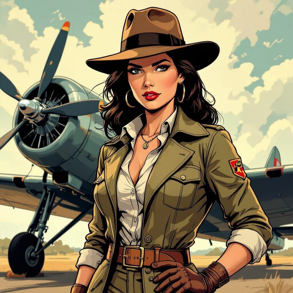 can you create a gi joe classified action figure based on athena voltaire.