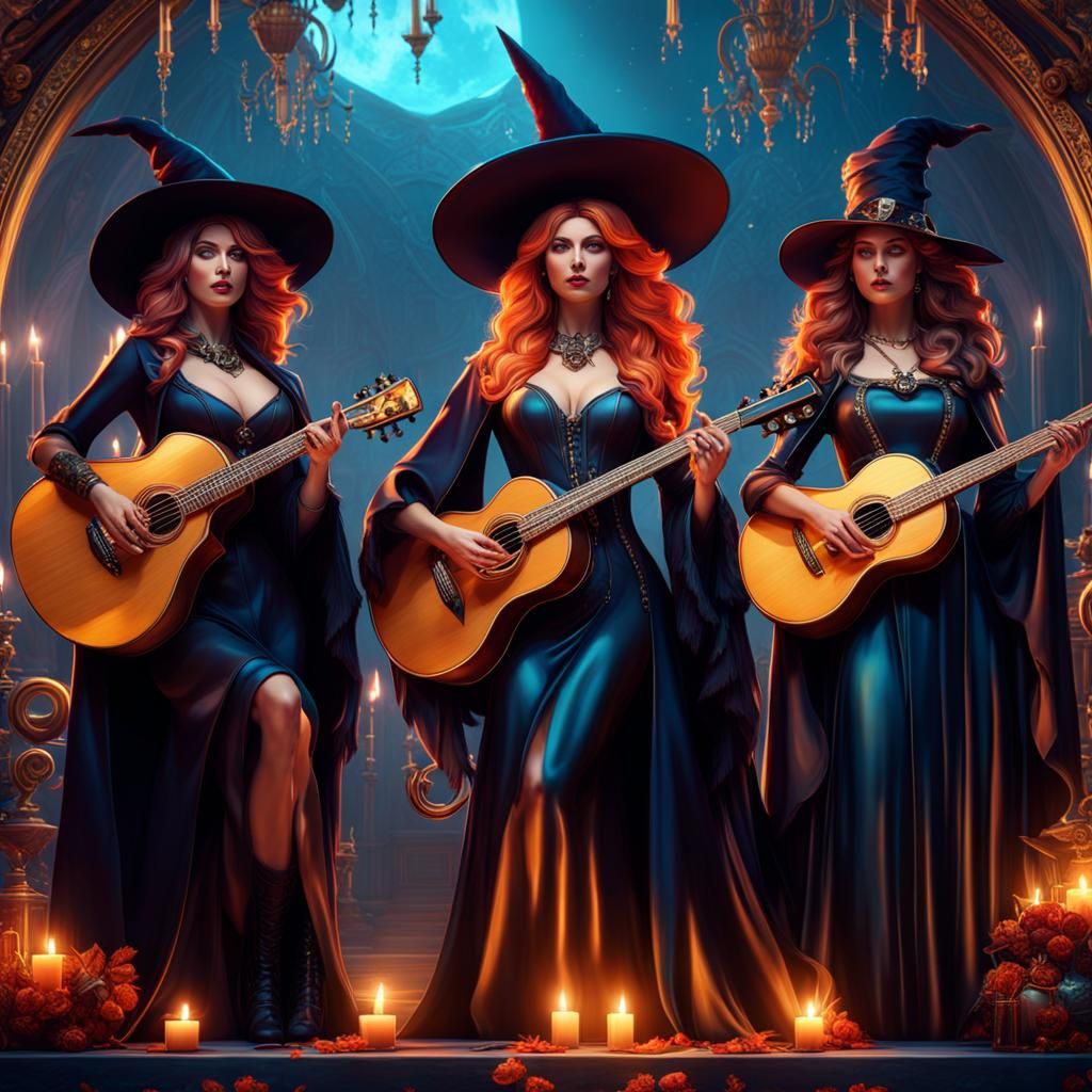 Witch Band - AI Generated Artwork - NightCafe Creator