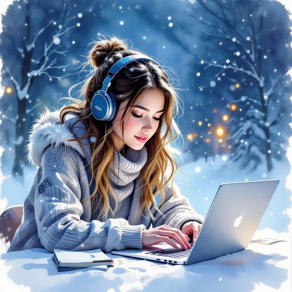 studying late at night 