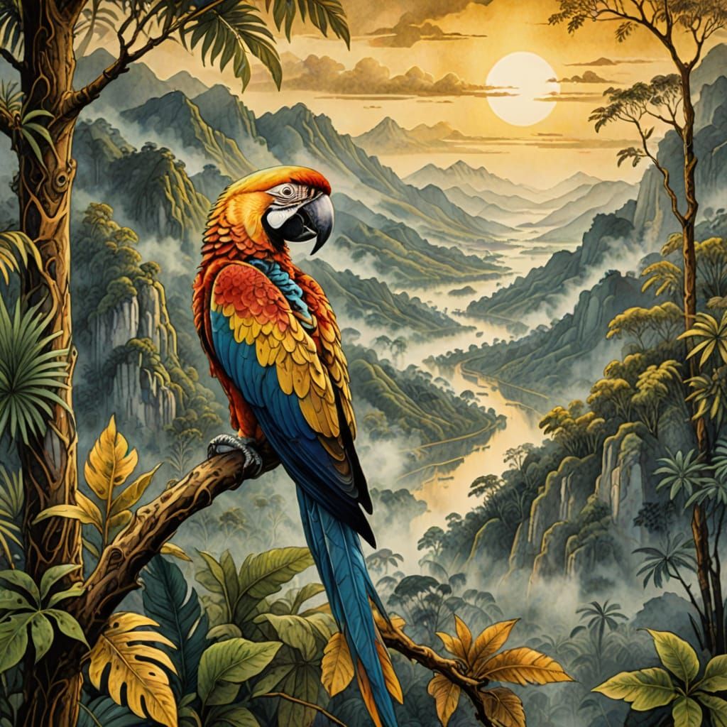 a macaw 