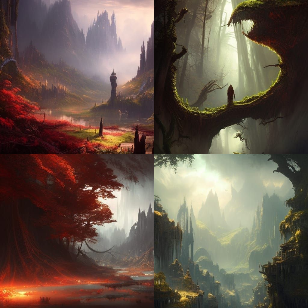 where the forest greets the mountains