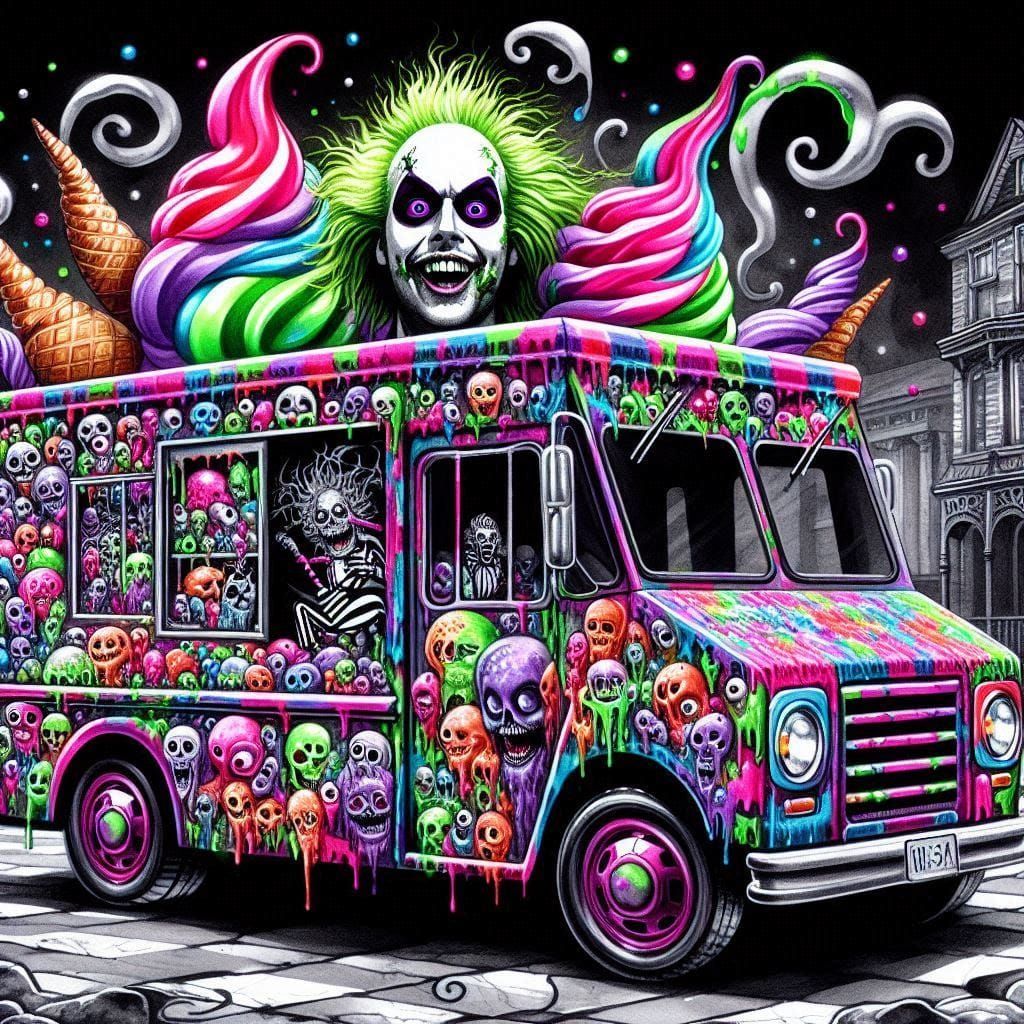Beetlejuice Ice Cream Truck