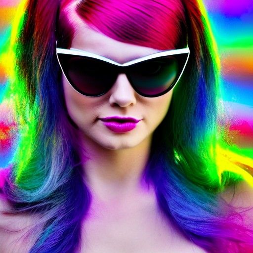 colourfull girl