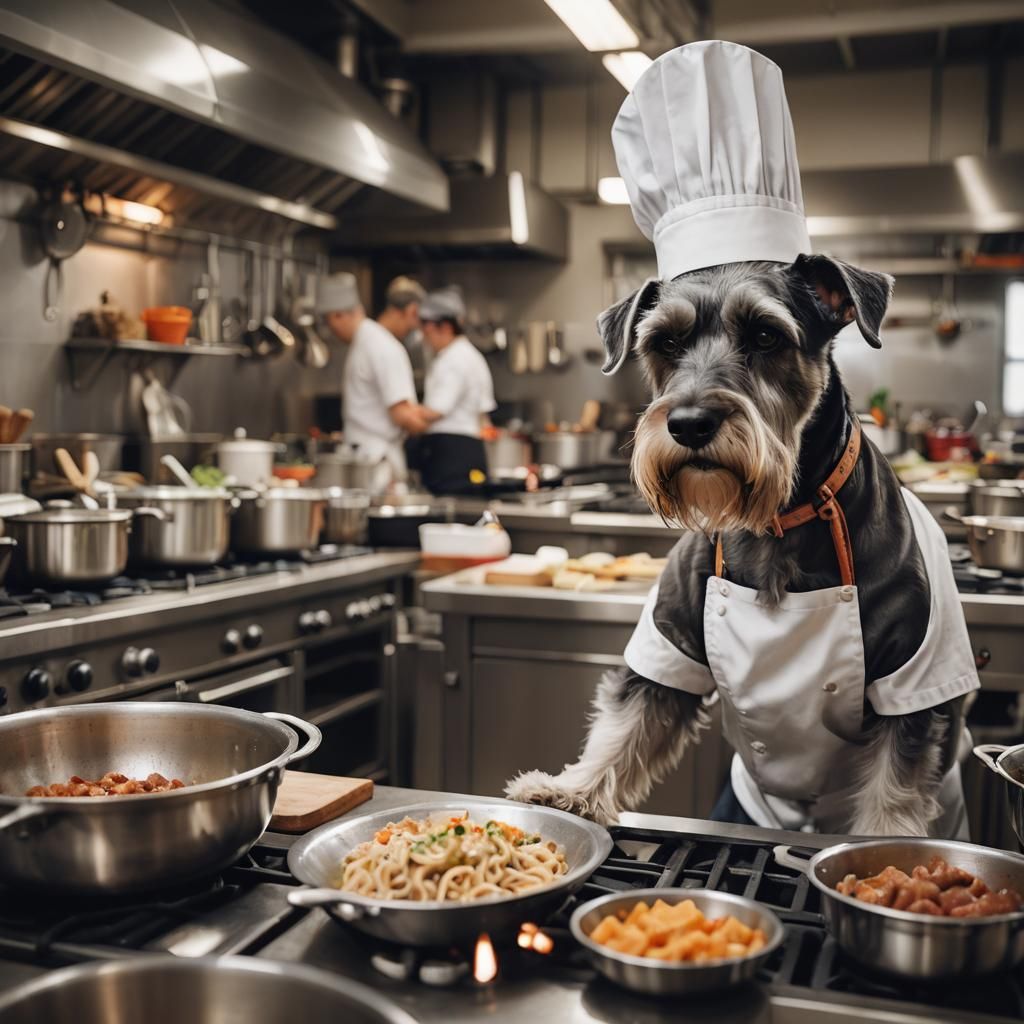 Chef Schnauzer   by @MrWelf