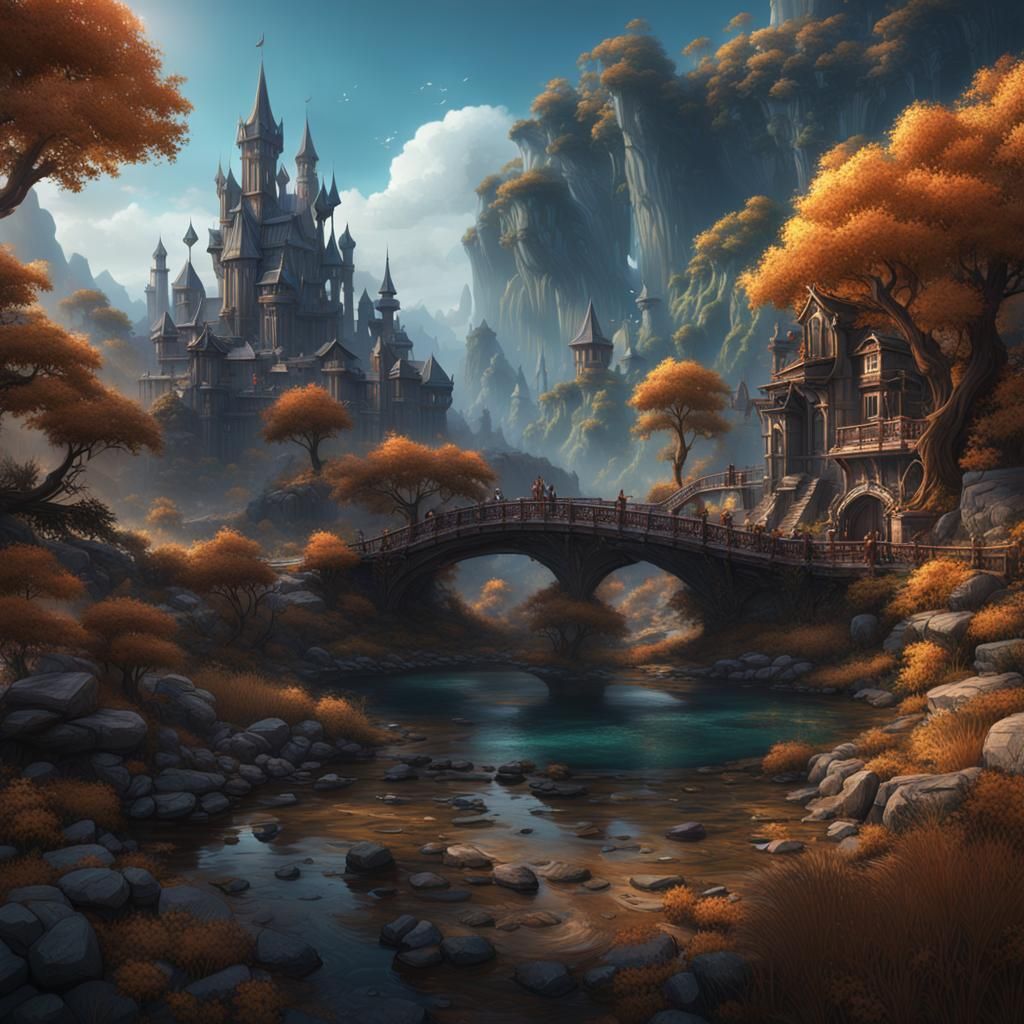 Fantasy Bridge  by @medragon