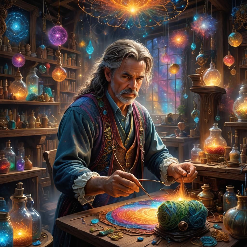weaving with magic