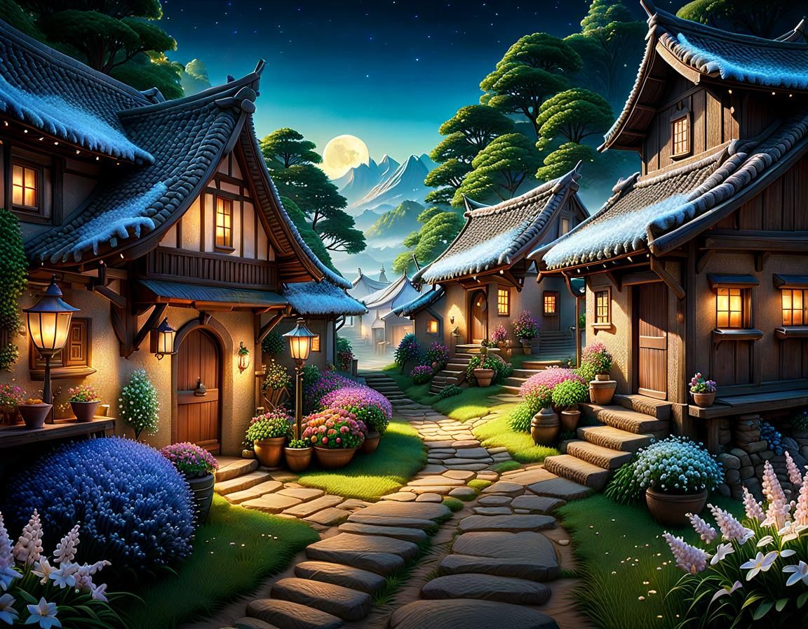 Rustic village