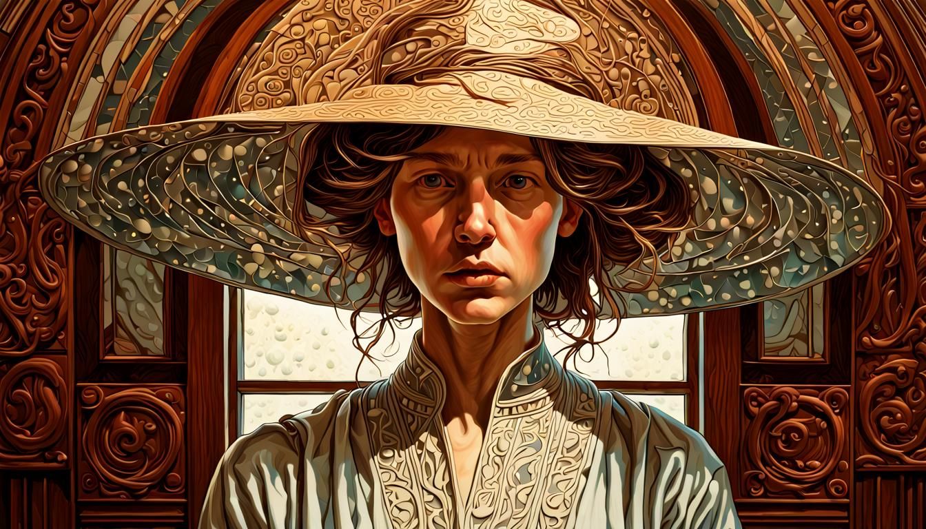 Portrait in a Summer Hat