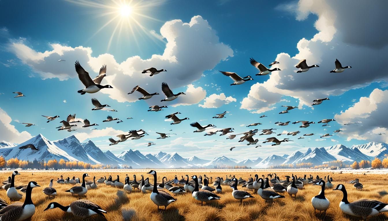 Canadian Geese Head North