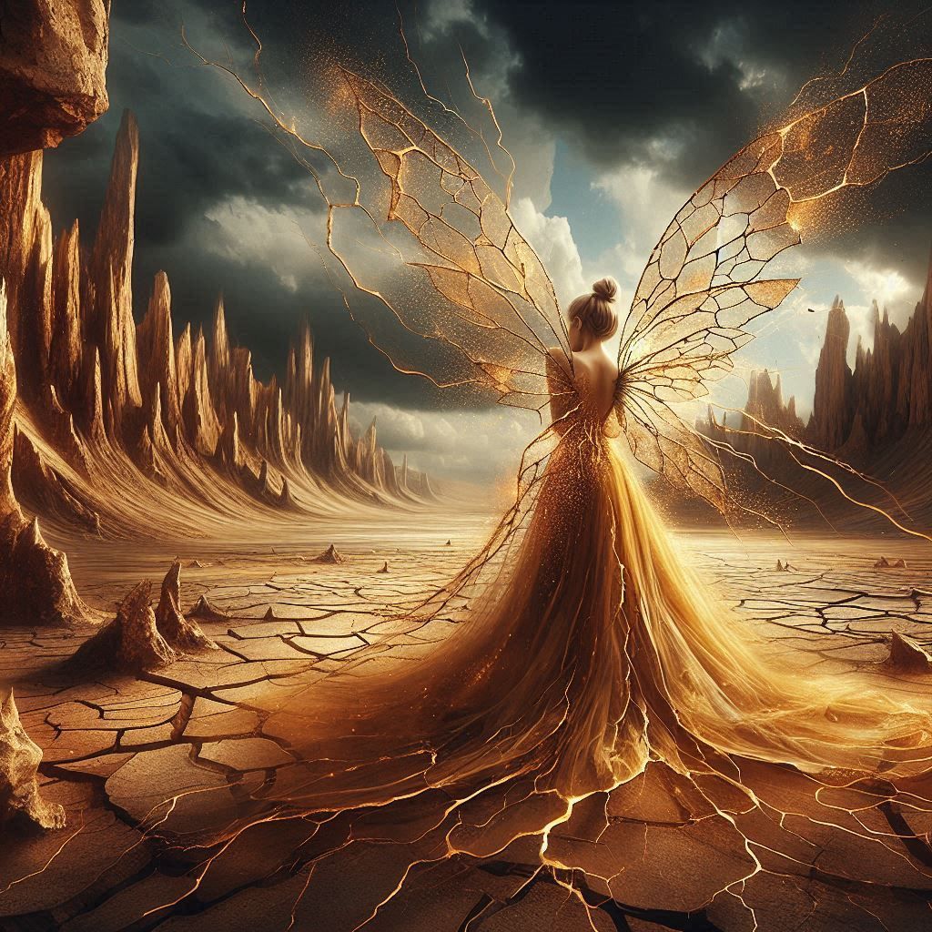 Shattering golden fairy