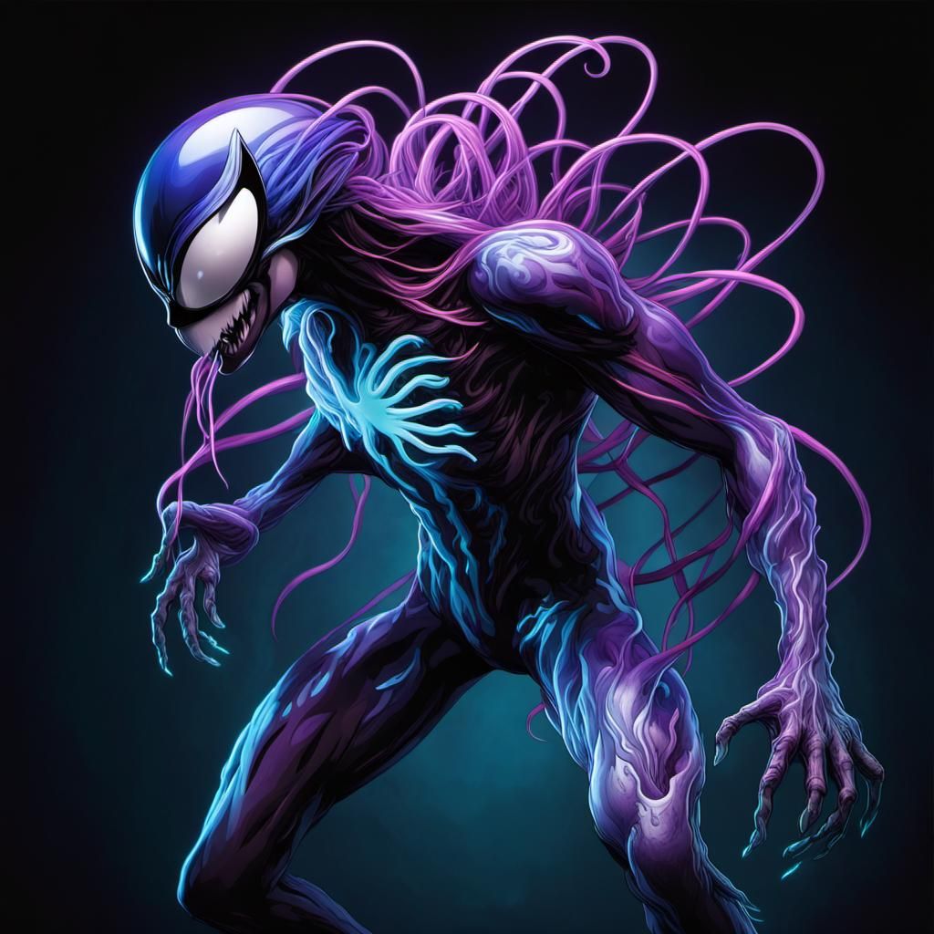 Hybrid Venom Ai Generated Artwork Nightcafe Creator