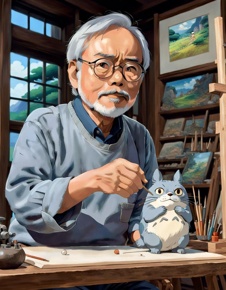 Hayao Miyazaki, director de cine japonés, fundador de Studio Ghibli