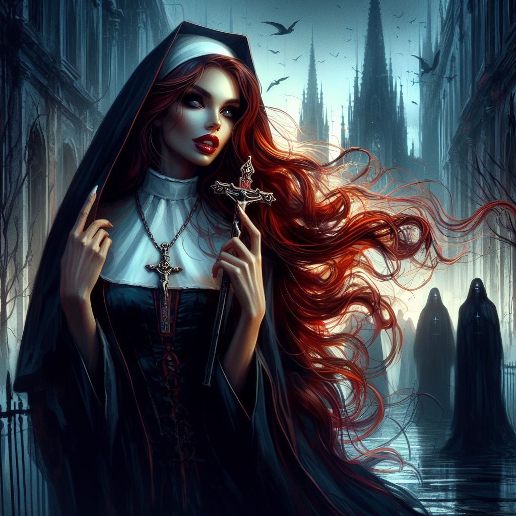 A nun afraid of vampires