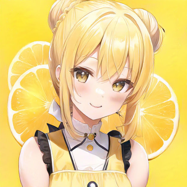 Cute lemon girl