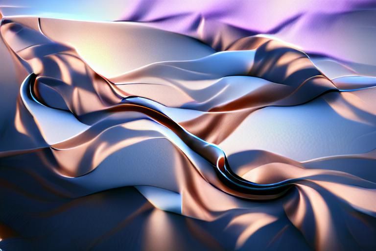 Crumpled silk sheets