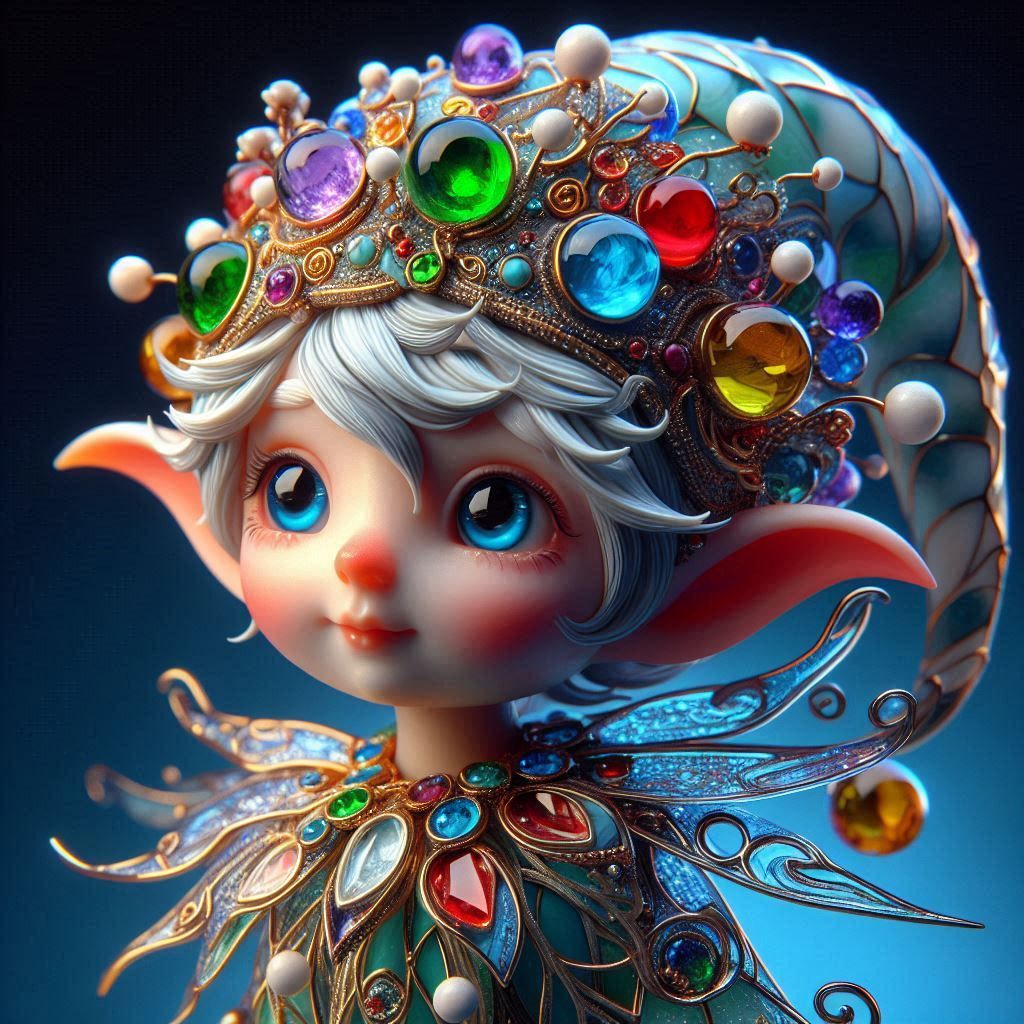 Enameled Glass Figurine