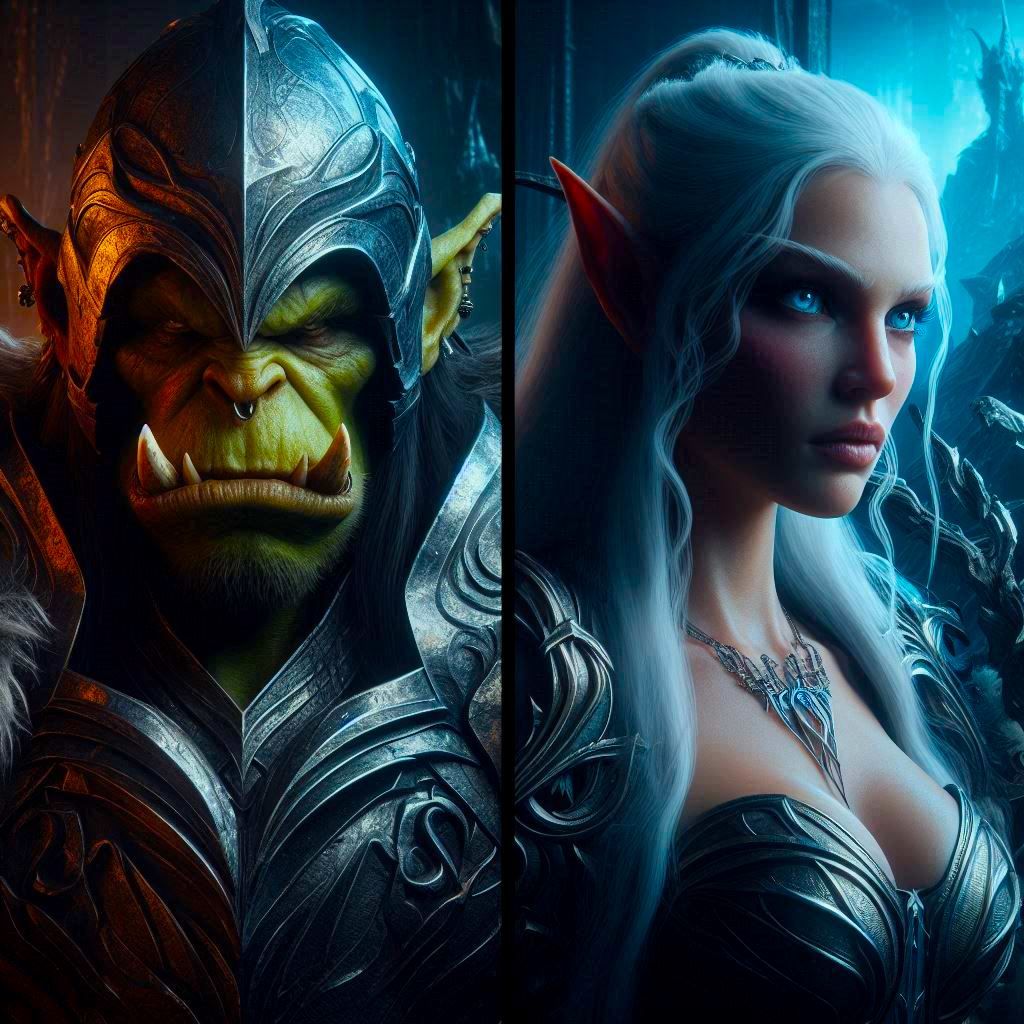 Choose your Team: Orcs vs Elves