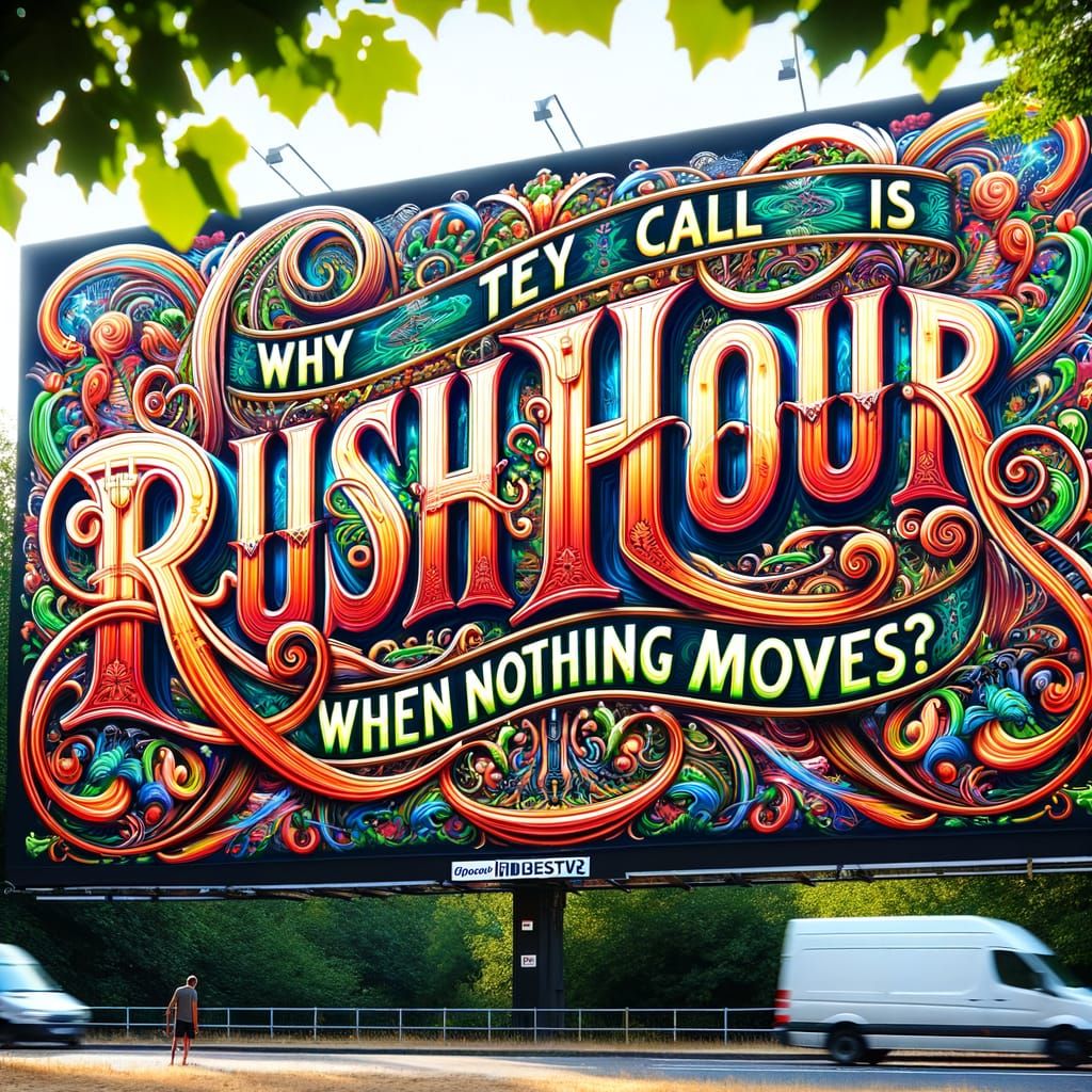 Why do they call it rush hour when nothing moves?  by @Lulu