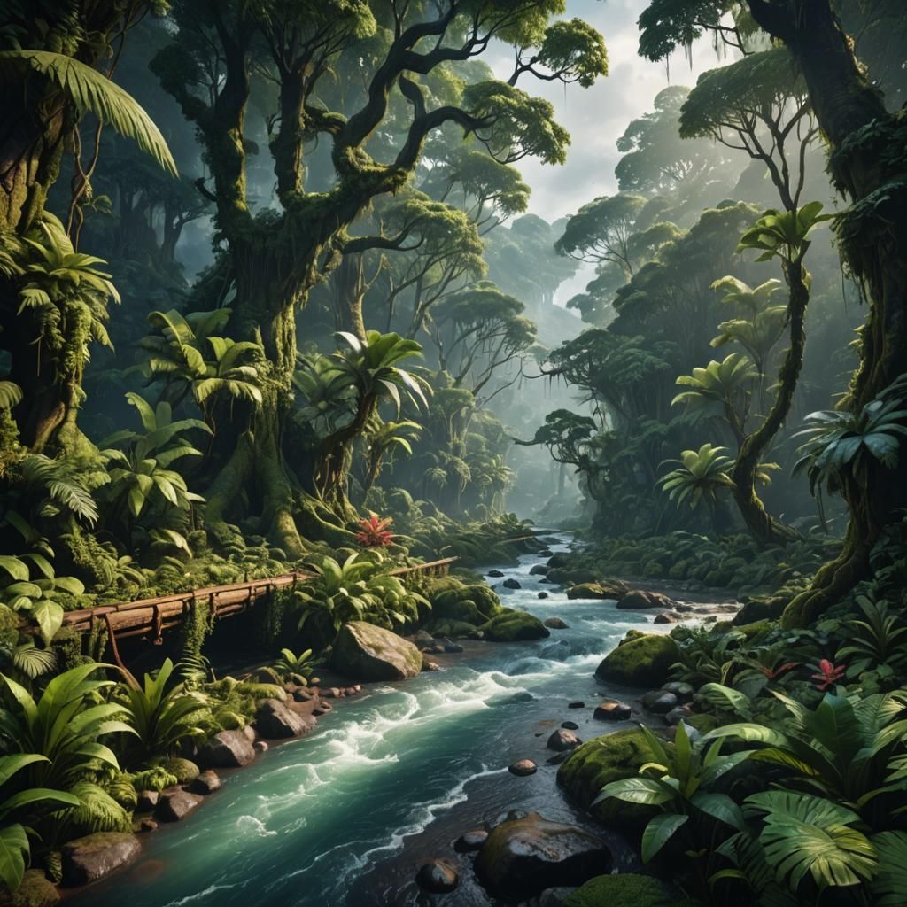 Rainforest  by @Unidentified