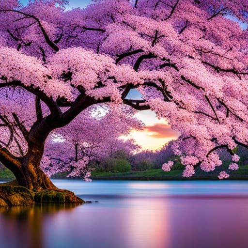 Cherry Tree  by @skallie