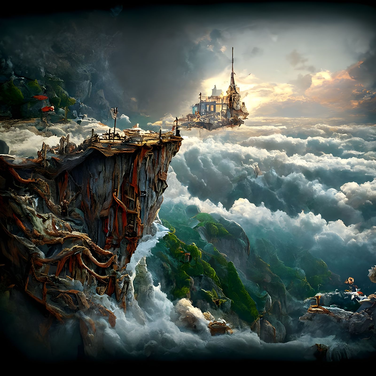 tempestous sea