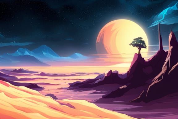 Galactic landscape