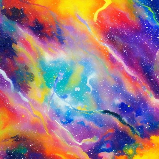Quasar, space.