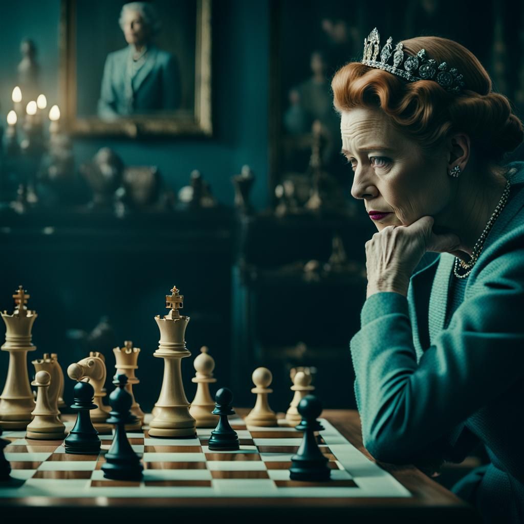 the queen's gambit chess  by @holley4734